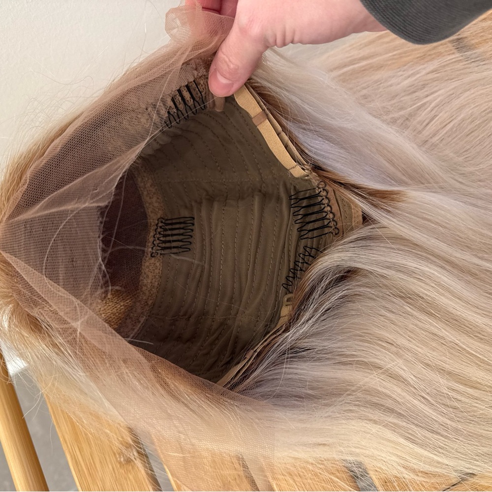 Rooted Blonde Lace Front Wig